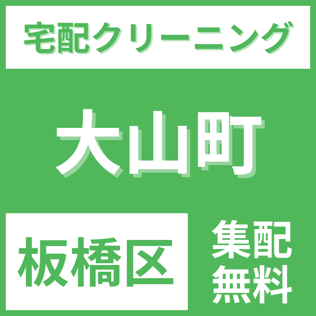 板橋区大山町 クリーニング 宅配